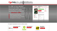 Desktop Screenshot of aktion-deutschland-hilft.helpedia.de